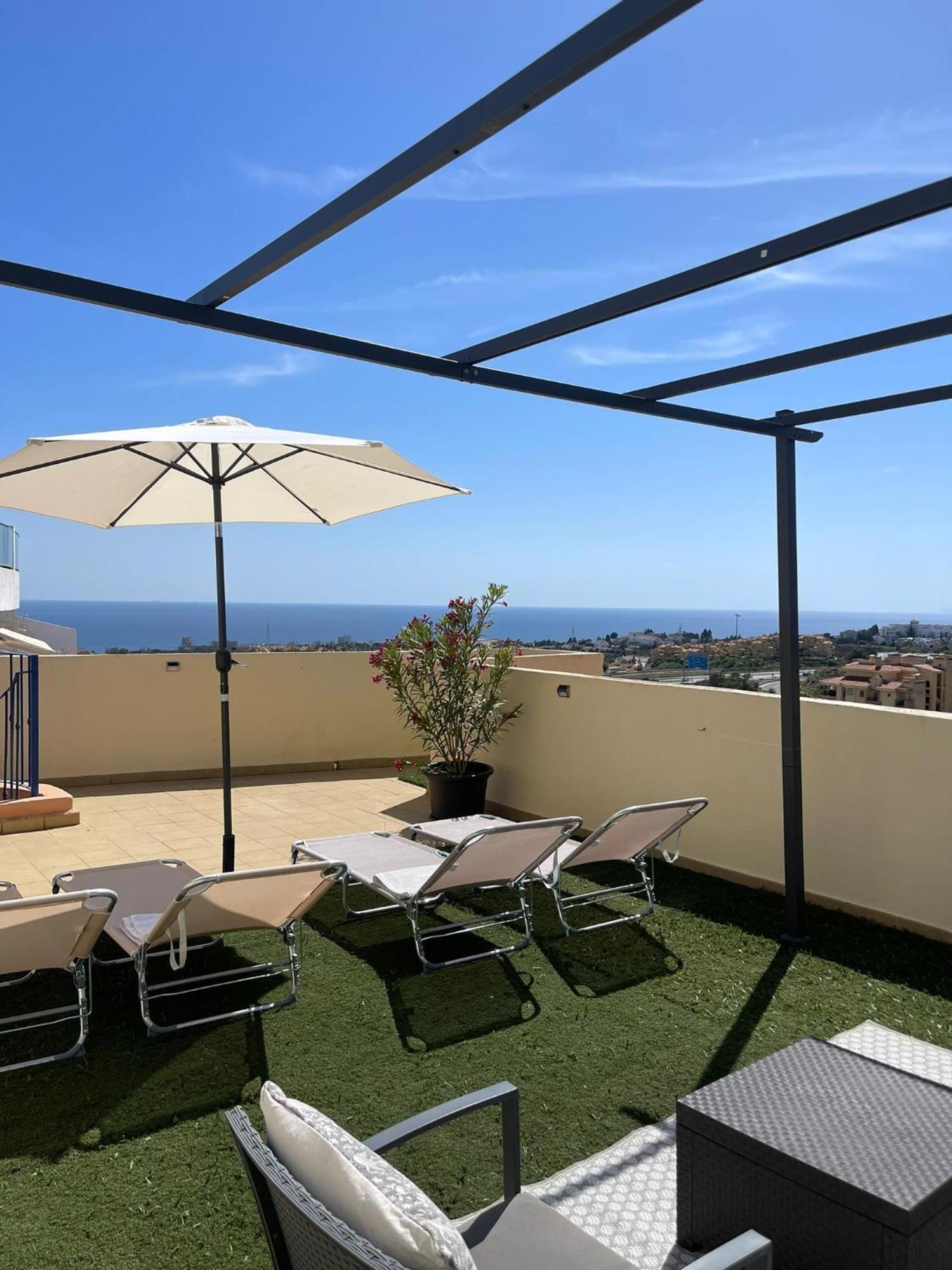Panoramic Seaview Leilighet Mijas Eksteriør bilde
